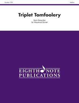 Paperback Triplet Tomfoolery: Score & Parts Book