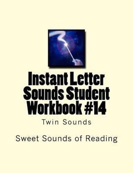 Paperback Instant Letter Sounds Student Workbook #14: Twin Sounds Book