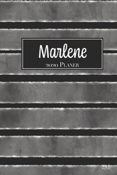 Paperback Marlene 2020 Planer: A5 Minimalistischer Kalender Terminplaner Jahreskalender Terminkalender Taschenkalender mit Wochen?bersicht [German] Book