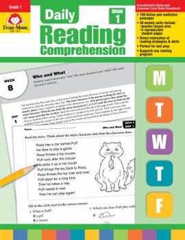 Paperback Daily Reading Comprehension, Grade 1 Te Book