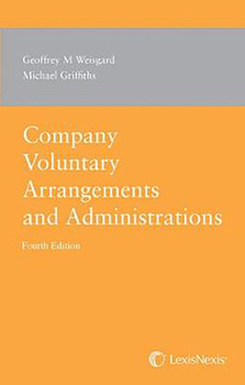 Hardcover Company Voluntary Arrangements and Administrations: (fourth Edition) Book