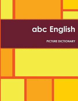 Paperback abc English: Picture Dictionary Book