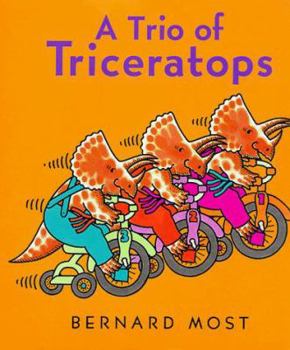 Hardcover A Trio of Triceratops Book