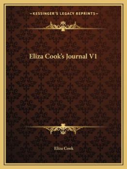 Paperback Eliza Cook's Journal V1 Book