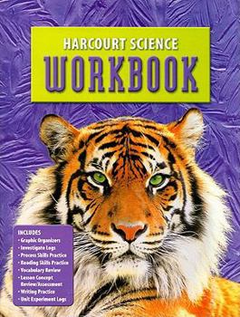 Paperback Harcourt Science: Student Edition Workbook Grade 6 Book