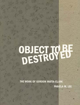 Paperback Object to Be Destroyed Book