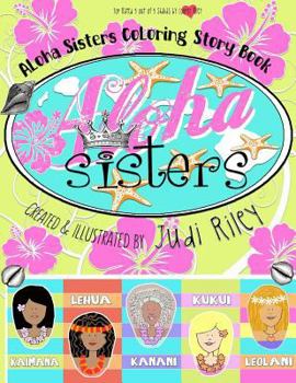 Paperback Aloha Sisters Coloring Story Book