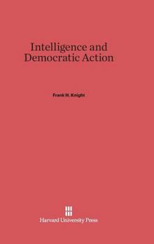 Hardcover Intelligence and Democratic Action Book