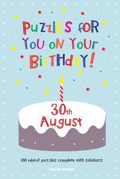 Paperback Puzzles for you on your Birthday - 30th August Book