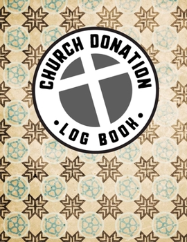 Paperback Church Donation Log Book