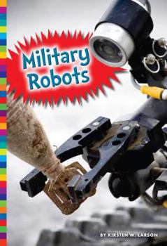 Library Binding Military Robots Book