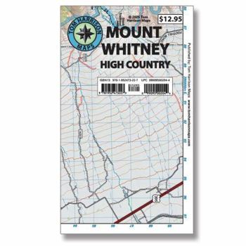 Map Mount Whitney High Country Trail Map Book