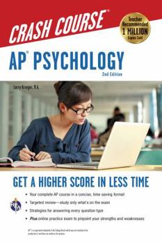 Paperback Ap(r) Psychology Crash Course, 2nd Ed., Book + Online: Get a Higher Score in Less Time Book
