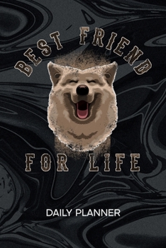 Daily Planner Weekly Calendar: Dog Lover Organizer Undated - Blank 52 Weeks Monday to Sunday -120 Pages- Japanese Dog Notebook Journal Best Friend For Life - Shiba To-Do List for Dog Owner & Dog Train