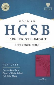 Imitation Leather Large Print Compact Reference Bible-HCSB [Large Print] Book
