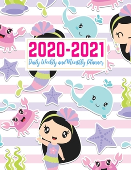 2020-2021 Daily Weekly and Monthly Planner: Cute Two Year Jan 1, 2020 - Dec 31, 2021 Calendar Organizer and Appointment Schedule Agenda Journal for ... - 24 Months Planner - Creative AG 0025