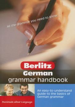 Paperback Berlitz German Grammar Handbook Book