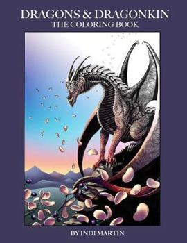 Paperback Dragons & Dragonkin: The Coloring Book