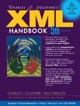Paperback Charles F. Goldfarb's XML Handbook Book