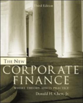 Paperback The New Corporate Finance: Where Theory Meets Practice Book
