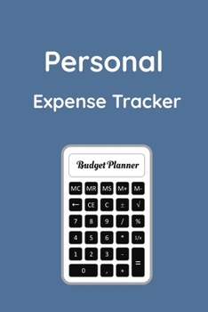 Paperback Personal Expense Tracker 2020: Expense Tracker Budget Planner - Weekly and Monthly planner for personal finance management - Planner big size 6" x 9" Book