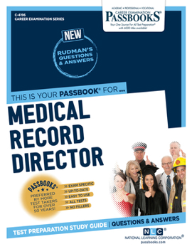 Paperback Medical Record Director (C-4196): Passbooks Study Guide Volume 4196 Book