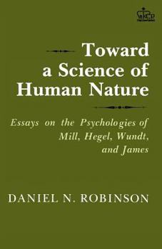 Paperback Toward a Science of Human Nature Book