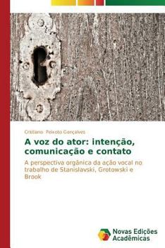 Paperback A voz do ator: intenção, comunicação e contato [Portuguese] Book