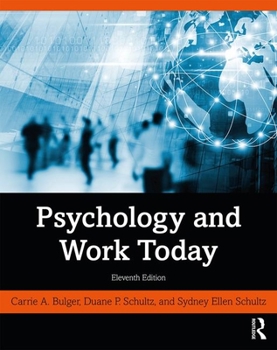 Hardcover Psychology and Work Today: International Student Edition Book