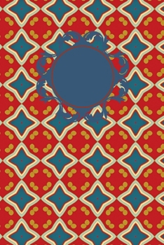 Red Motif: Lined Journal