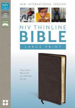 Bonded Leather Thinline Bible-NIV-Large Print [Large Print] Book