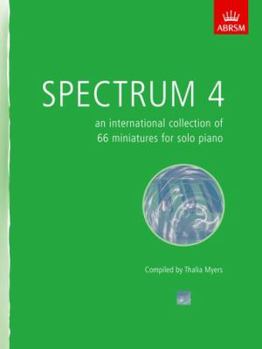 Paperback Spectrum 4: 66 International Miniatures for Solo Piano Book