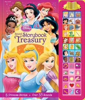Hardcover Disney Princess: Sound Storybook Treasury: Sound Storybook Treasury [With Battery] Book