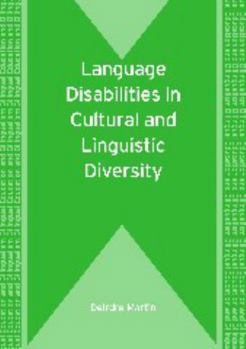 Paperback Language Disabilities in Cultural and Linguistic Diversity Book