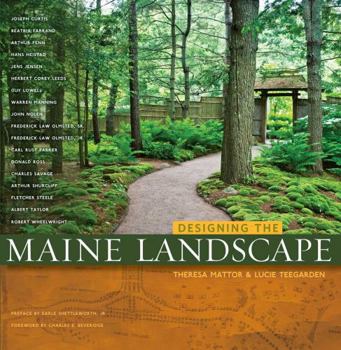 Hardcover Designing the Maine Landscape Book