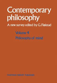 Paperback Philosophy of Mind/Philosophie de l'Esprit Book