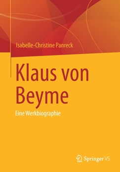 Paperback Klaus Von Beyme: Eine Werkbiographie [German] Book