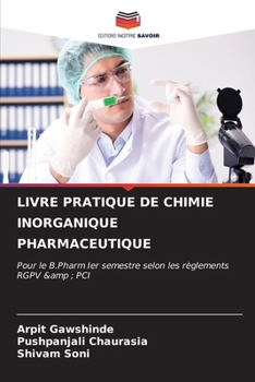 Paperback Livre Pratique de Chimie Inorganique Pharmaceutique [French] Book