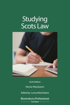 Paperback Studying Scots Law Book