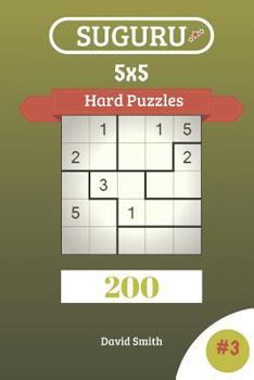 Paperback Suguru Puzzles - 200 Hard Puzzles 5x5 Vol.3 Book