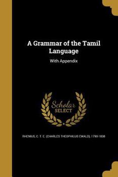Paperback A Grammar of the Tamil Language Book