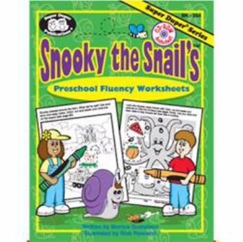 Super Duper Publications | Snooky the Snail's Preschool Fluency Worksheets | Educational Learning Resource for Children