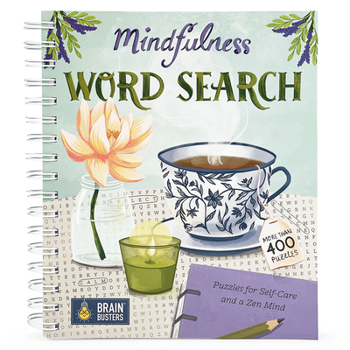 Spiral-bound Mindfulness Word Search Book