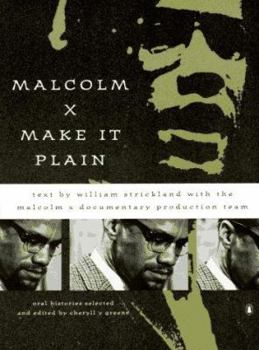 Paperback Malcolm X: Make It Plain Book