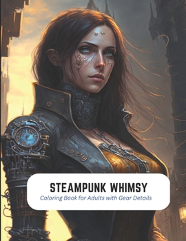 Paperback Steampunk Whimsy: Coloring Book for Adults with Gear Details Book