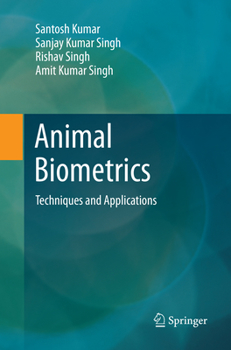 Paperback Animal Biometrics: Techniques and Applications Book