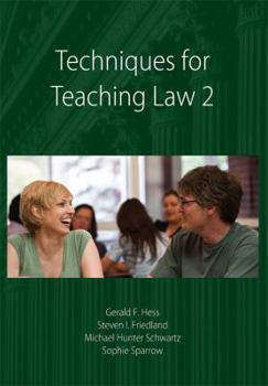 Hardcover Techniques for Teaching Law 2 Book