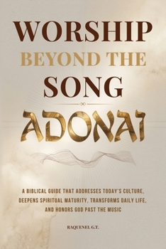 Paperback ADONAI - Worship Beyond the Song Book