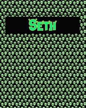 120 Page Handwriting Practice Book with Green Alien Cover Seth: Primary Grades Handwriting Book