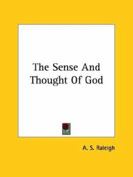 Paperback The Sense And Thought Of God Book